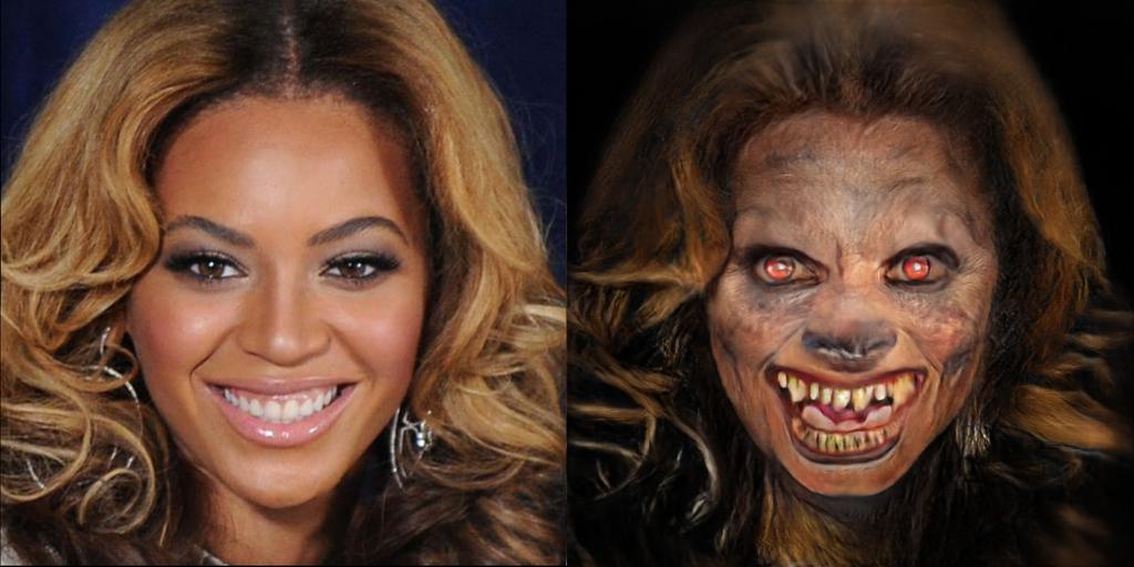 Beyonce as a Werewolf